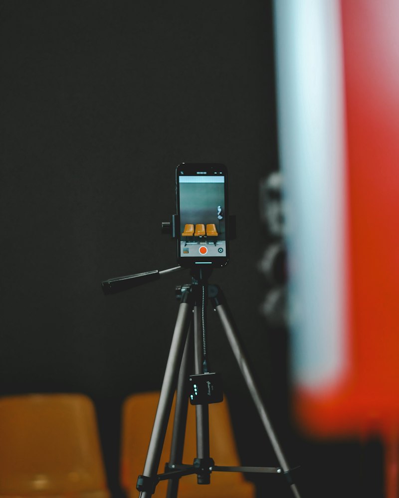 Phone Tripod with Holder, 1.5 m