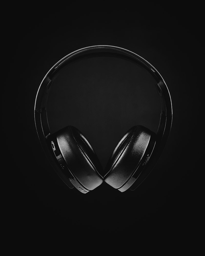 Over-Ear Bluetooth Headphones, Black