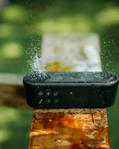 Waterproof Bluetooth Speaker, Black