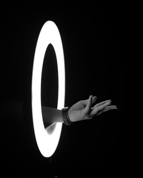 LED Ring Light, 18-Inch