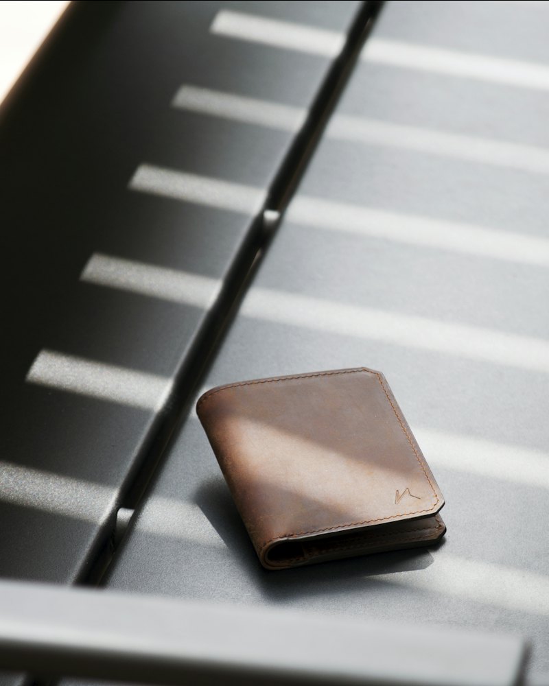 Slim Bifold Wallet, Chocolate
