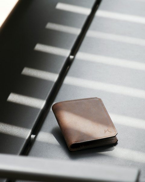 Slim Bifold Wallet, Chocolate