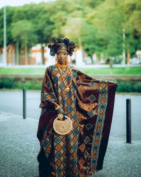 Printed Grand Boubou Kaftan