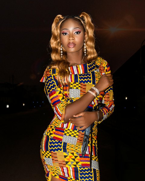 Kente Print Bodycon Dress