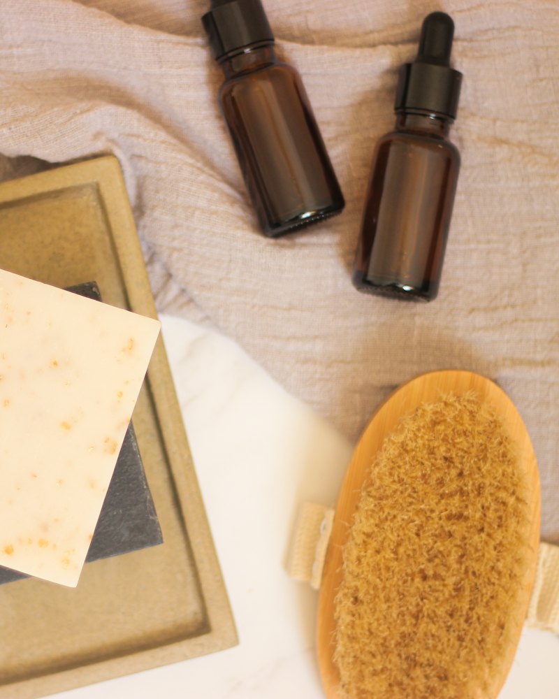 Natural Bristle Dry Body Brush