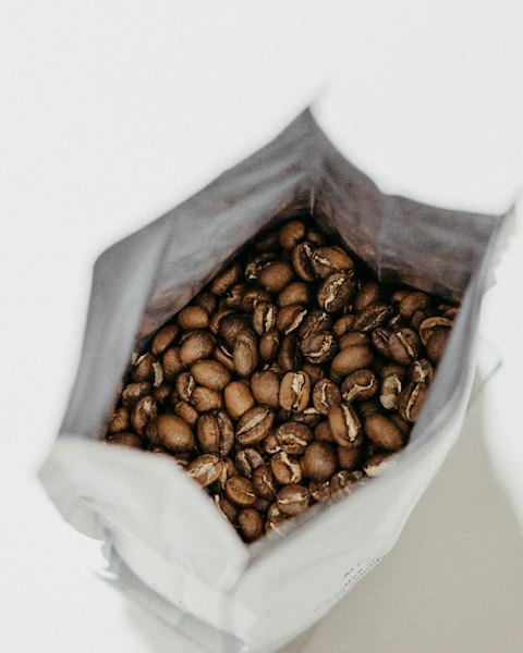 Roasted Coffee Beans, 500g Bag