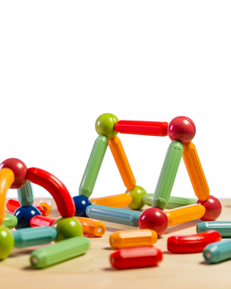 Magnetic Building Sticks, 36 Pieces