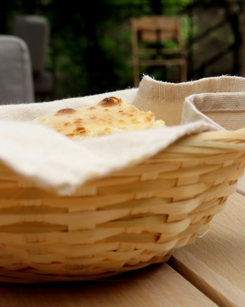 Round Woven Bread Basket