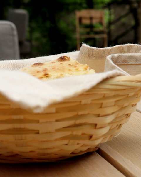 Round Woven Bread Basket